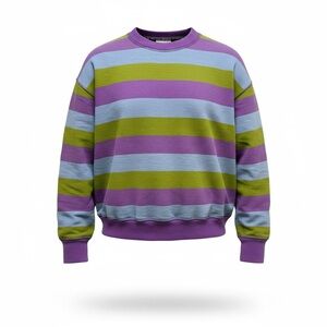 Noon Goons Stripe Icon Sweatshirt Purple Size X-Small